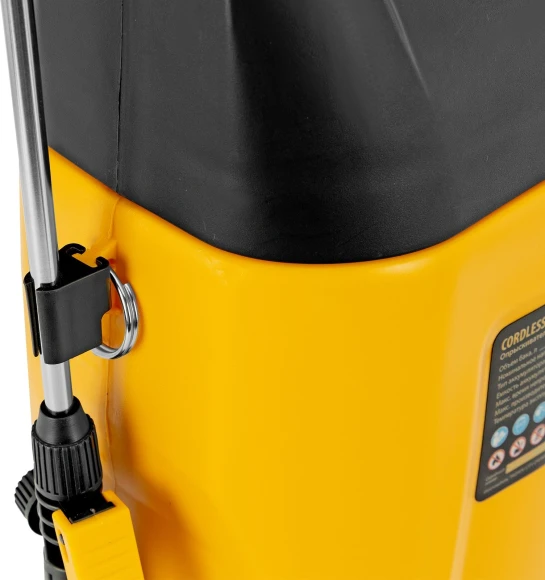 Опрыскиватель Denzel D-8LI аккум. наполь. 8л желтый/черный (64795)