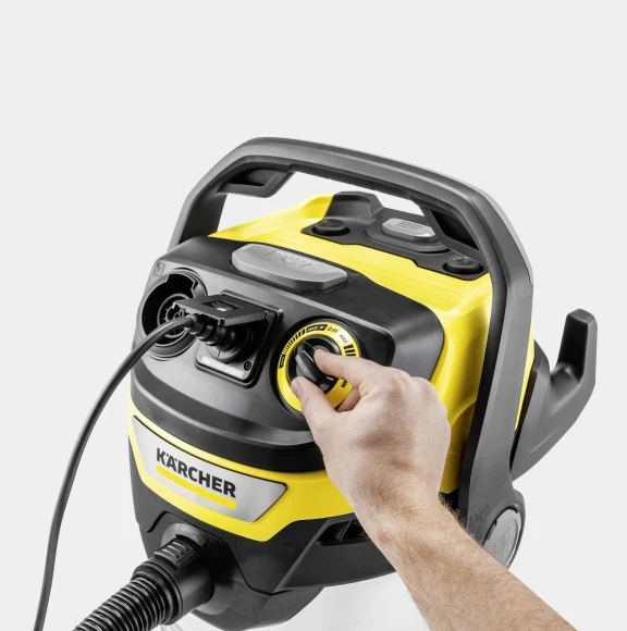 Строительный пылесос Karcher WD 6 P S V-30/8/35/T (YSY) 1300Вт (уборка: сухая/сбор воды) желтый