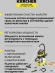 Строительный пылесос Karcher WD 6 P S V-30/8/35/T (YSY) 1300Вт (уборка: сухая/сбор воды) желтый