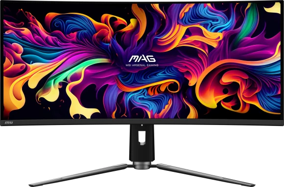 Монитор MSI 34" MAG 341CQP QD-OLED черный QD OLED LED 21:9 HDMI матовая HAS 250cd 178гр/178гр 3440x1440 175Hz FreeSync Premium Pro DP UW USB 9.3кг