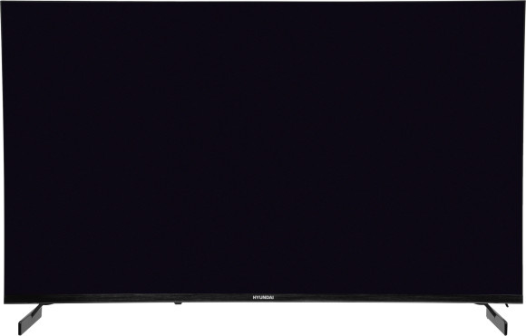 Телевизор LED Hyundai 43" H-LED43BU7011 Google TV Frameless Metal черный 4K Ultra HD 60Hz MEMC DVB-T DVB-T2 DVB-C DVB-S DVB-S2 USB WiFi Smart TV