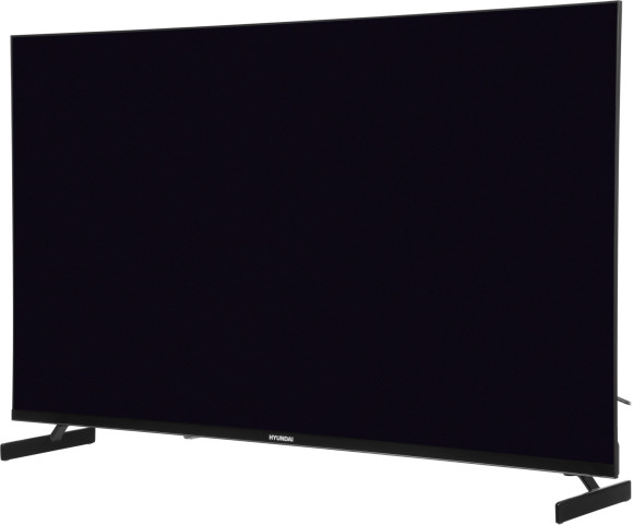 Телевизор LED Hyundai 43" H-LED43BU7011 Google TV Frameless Metal черный 4K Ultra HD 60Hz MEMC DVB-T DVB-T2 DVB-C DVB-S DVB-S2 USB WiFi Smart TV