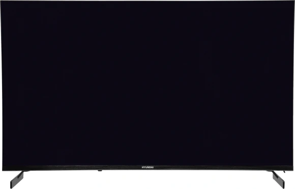 Телевизор LED Hyundai 43" H-LED43BU7011 Google TV Frameless Metal черный 4K Ultra HD 60Hz MEMC DVB-T DVB-T2 DVB-C DVB-S DVB-S2 USB WiFi Smart TV