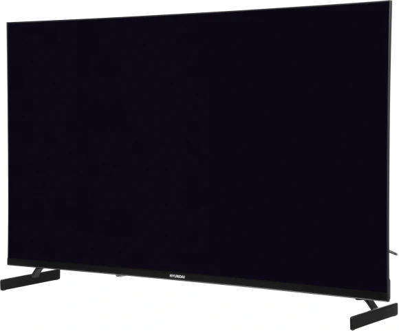 Телевизор LED Hyundai 43" H-LED43BU7011 Google TV Frameless Metal черный 4K Ultra HD 60Hz MEMC DVB-T DVB-T2 DVB-C DVB-S DVB-S2 USB WiFi Smart TV