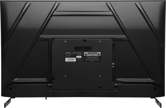 Телевизор LED Hyundai 43" H-LED43BU7011 Google TV Frameless Metal черный 4K Ultra HD 60Hz MEMC DVB-T DVB-T2 DVB-C DVB-S DVB-S2 USB WiFi Smart TV
