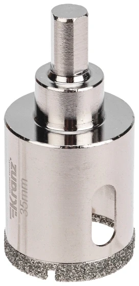 Коронка Kranz KR-92-0027 по керамогр. для дрелей/перфораторов