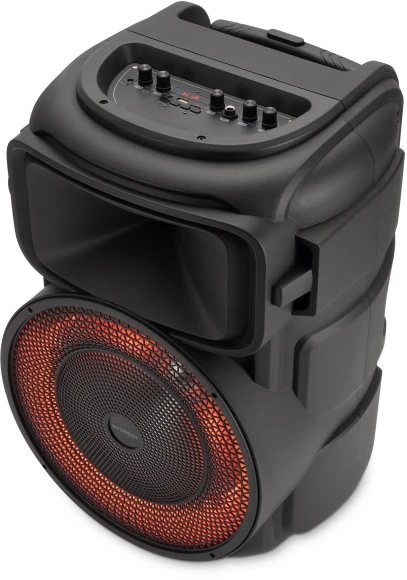 Минисистема Hyundai H-MC1298 черный 17Вт FM USB BT micro SD