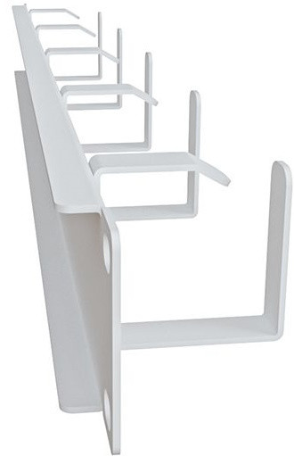 Кабельный органайзер горизонтальный NTSS NTSS-HORG-1U-5(45) односторонний кольца 1U шир.:19" глуб.:45мм Кабельный органайзер горизонтальный NTSS NTSS-HORG-1U-5(45) односторонний кольца 1U шир.:19" глуб.:45мм