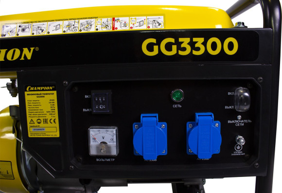 Генератор Champion GG3300 3кВт Генератор Champion GG3300 3кВт