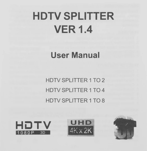 Сплиттер аудио-видео Premier 5-872-4 HDMI (f)/4xHDMI (f) черный