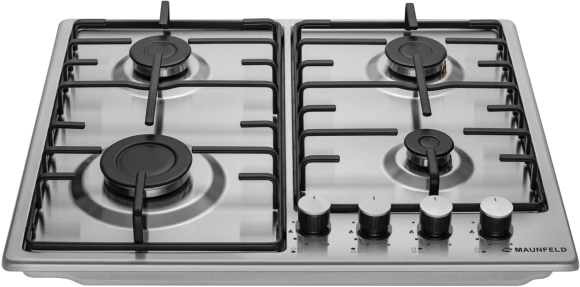 Газовая варочная поверхность Maunfeld EGHS.64.3STS-ES/G нержавеющая сталь