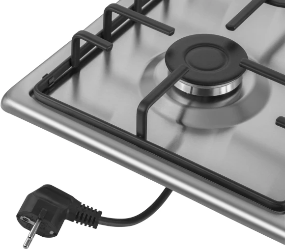 Газовая варочная поверхность Maunfeld EGHS.64.3STS-ES/G нержавеющая сталь