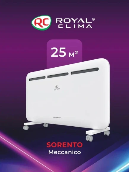 Конвектор Royal Clima Sorento Meccanico REC-S2000M 2000Вт белый Конвектор Royal Clima Sorento Meccanico REC-S2000M 2000Вт белый