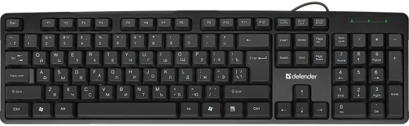 Клавиатура Defender Astra HB-588 черный USB (45588)