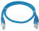 Патч-корд cat.5E stranded molded 0.5м синий RJ-45 (m)-RJ-45 (m)