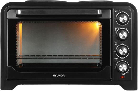 Мини-печь Hyundai MIO-HY098 42л. 1600Вт черный Мини-печь Hyundai MIO-HY098 42л. 1600Вт черный
