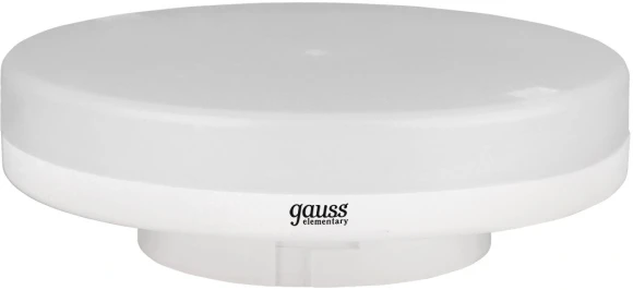 Лампа светодиодная Gauss Elementary GX53 13Вт цок.:GX53 таблетка 220B св.свеч.бел.теп. Tablet (упак.:1шт) (83813)