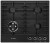 Газовая варочная поверхность Gefest ПВГ 1214-01 К2 черный матовый