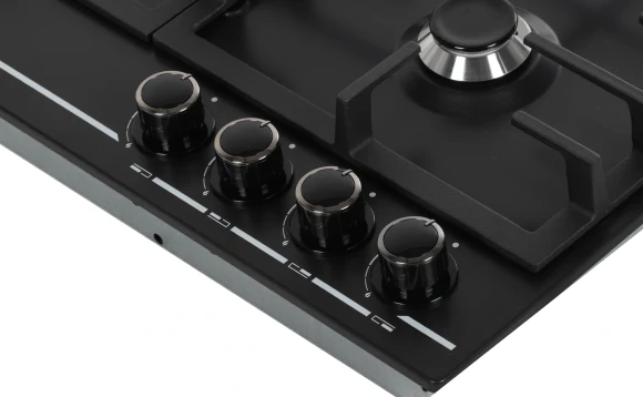 Газовая варочная поверхность Gefest ПВГ 1214-01 К2 черный матовый Газовая варочная поверхность Gefest ПВГ 1214-01 К2 черный матовый