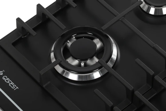 Газовая варочная поверхность Gefest ПВГ 1214-01 К2 черный матовый Газовая варочная поверхность Gefest ПВГ 1214-01 К2 черный матовый
