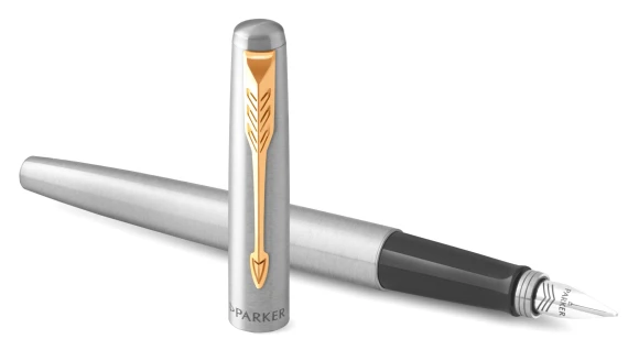 Ручка перьев. Parker Jotter Core F691 (2030948) Stainless Steel GT M сталь нержавеющая подар.кор. Ручка перьев. Parker Jotter Core F691 (2030948) Stainless Steel GT M сталь нержавеющая подар.кор.