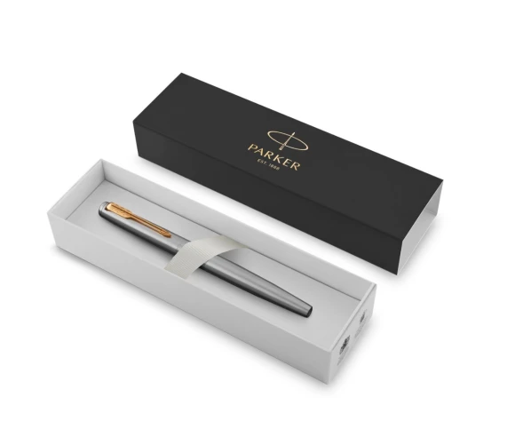 Ручка перьев. Parker Jotter Core F691 (2030948) Stainless Steel GT M сталь нержавеющая подар.кор. Ручка перьев. Parker Jotter Core F691 (2030948) Stainless Steel GT M сталь нержавеющая подар.кор.