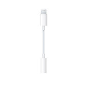 Переходник Apple MMX62ZM/A Jack 3.5 (f)-Lightning (m) белый Переходник Apple MMX62ZM/A Jack 3.5 (f)-Lightning (m) белый