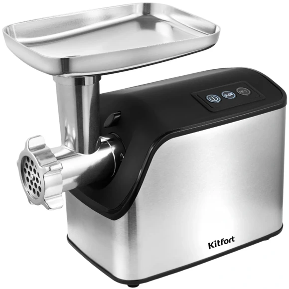 Мясорубка Kitfort КТ-2104 1800Вт серебристый/черный