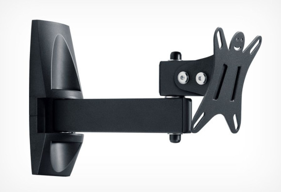 Кронштейн для телевизора Holder LCDS-5004 металлик 10"-26" макс.25кг настенный поворот и наклон Кронштейн для телевизора Holder LCDS-5004 металлик 10"-26" макс.25кг настенный поворот и наклон