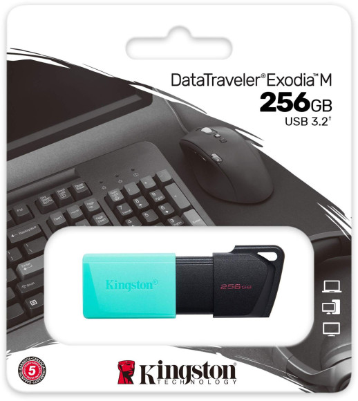 Флеш Диск Kingston 256Gb DataTraveler Exodia M DTXM/256GB USB3.0 черный/зеленый Флеш Диск Kingston 256Gb DataTraveler Exodia M DTXM/256GB USB3.0 черный/зеленый