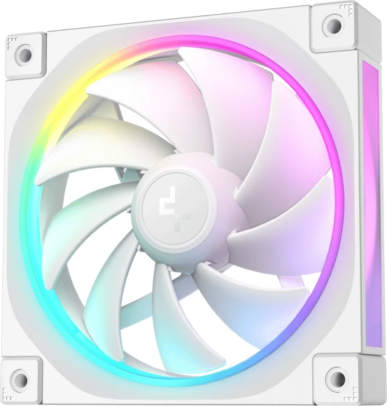 Устройство охлаждения(кулер) Deepcool AG400 Wh V2 ARGB Soc-AM5/AM4/1200/1700/1851 белый 4-pin 31.6dB Al+Cu 220W 643gr Ret (R-AG400-WHAMMN-GJD)