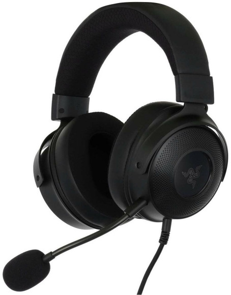 Наушники с микрофоном Razer Kraken V3 HyperSense черный 2м мониторные оголовье (RZ04-03770100-R3M1)