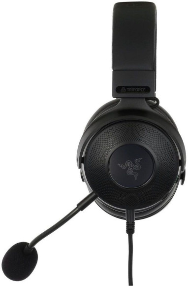Наушники с микрофоном Razer Kraken V3 HyperSense черный 2м мониторные оголовье (RZ04-03770100-R3M1)