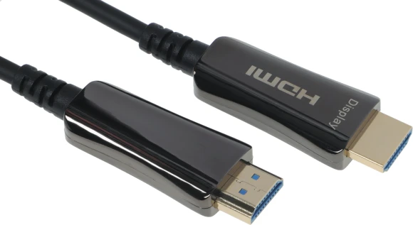 Кабель аудио-видео Digma HDMI 2.0 AOC HDMI (m)/HDMI (m) 10м. позолоч.конт. черный (BHP AOC 2.0-10)