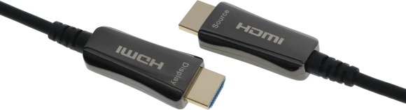 Кабель аудио-видео Digma HDMI 2.0 AOC HDMI (m)/HDMI (m) 10м. позолоч.конт. черный (BHP AOC 2.0-10)