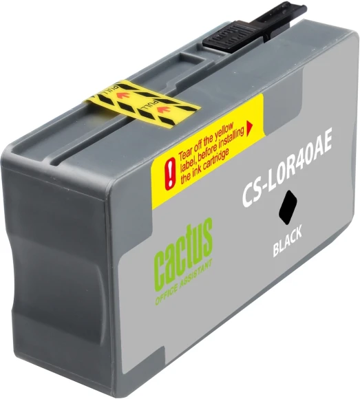 Картридж струйный Cactus CS-L0R40AE 957XL черный пигментный (73мл) для HP OfficeJet 8210/8218/8720/8725/8730 с чипом Картридж струйный Cactus CS-L0R40AE 957XL черный пигментный (73мл) для HP OfficeJet 8210/8218/8720/8725/8730 с чипом