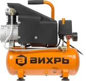 Компрессор поршневой Вихрь КМП-210/10 масляный 210л/мин 10л 1600Вт оранжевый/черный
