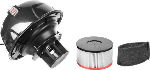 Строительный пылесос Зубр ПУ-15-1200 М1 1200Вт (уборка: сухая/влажная) красный