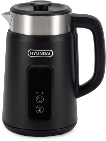 Чайник электрический Hyundai HYK-S3505 1.5л. 2200Вт черный корпус: металл/пластик