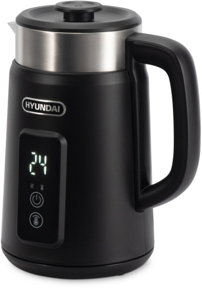 Чайник электрический Hyundai HYK-S3505 1.5л. 2200Вт черный корпус: металл/пластик