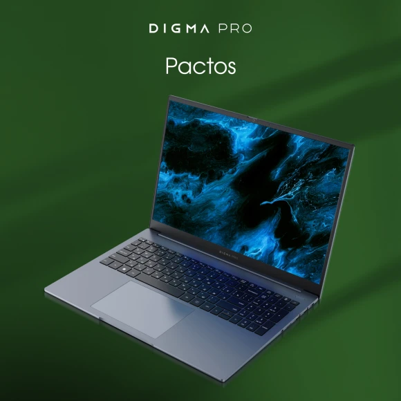 Ноутбук Digma Pro Pactos Ryzen 7 7730U 16Gb SSD512Gb AMD Radeon Graphics 16" IPS WUXGA (1920x1200) Windows 11 Pro dk.grey WiFi BT Cam 5500mAh (DN16R7-ADXW03) Ноутбук Digma Pro Pactos Ryzen 7 7730U 16Gb SSD512Gb AMD Radeon Graphics 16" IPS WUXGA (1920x1200) Windows 11 Pro dk.grey WiFi BT Cam 5500mAh (DN16R7-ADXW03)