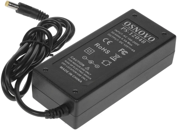Блок питания AC/DC Osnovo PS-12048 12В 40Вт Блок питания AC/DC Osnovo PS-12048 12В 40Вт