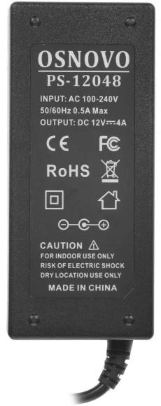 Блок питания AC/DC Osnovo PS-12048 12В 40Вт Блок питания AC/DC Osnovo PS-12048 12В 40Вт