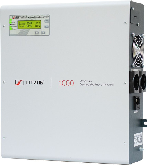 Источник бесперебойного питания Штиль SW1000SL 900Вт 1000ВА серый Источник бесперебойного питания Штиль SW1000SL 900Вт 1000ВА серый