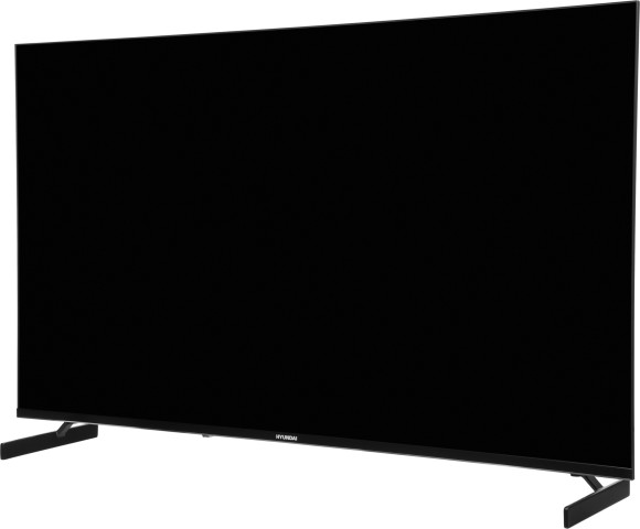 Телевизор LED Hyundai 50" H-LED50BU7011 Google TV Frameless Metal черный/черный 4K Ultra HD 60Hz MEMC DVB-T DVB-T2 DVB-C DVB-S DVB-S2 USB WiFi Smart TV