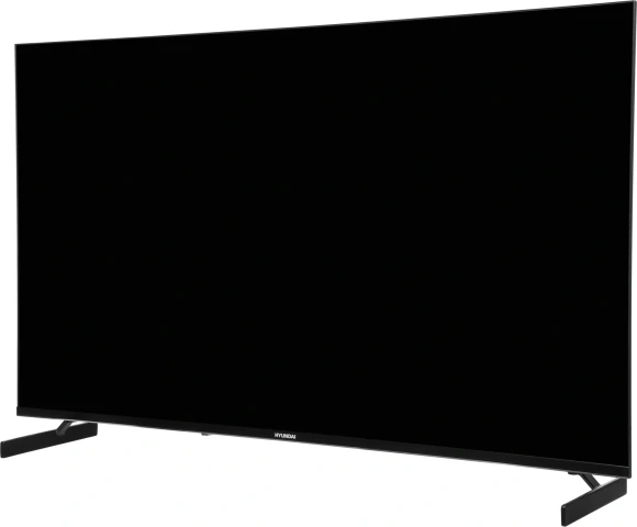 Телевизор LED Hyundai 50" H-LED50BU7011 Google TV Frameless Metal черный/черный 4K Ultra HD 60Hz MEMC DVB-T DVB-T2 DVB-C DVB-S DVB-S2 USB WiFi Smart TV