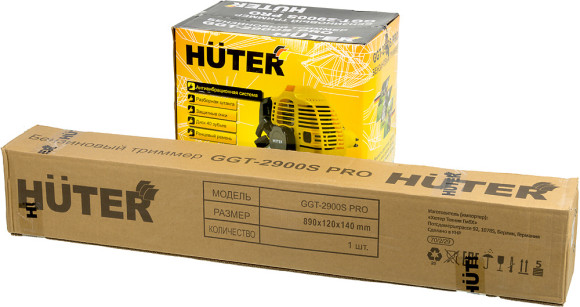 Триммер бензиновый Huter GGT-2900S PRO 2900Вт 3л.с. разбор.штан. реж.эл.:леска/нож