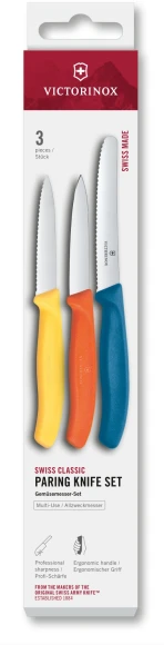 Набор ножей кухон. Victorinox Swiss Classic 6.7113.2 для чистки овощей и фруктов компл.:2предм. черный европодвес