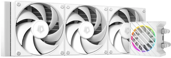 Система водяного охлаждения ID-Cooling Dashflow 360 XT Lite ARGB Soc-AM5/AM4/1151/1200/2066/1700 белый 4-pin 16-34dB Al+Cu 350W Ret (DASHFLOW 360 XT LITE WHITE)