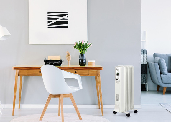 Радиатор масляный Ballu Comfort BOH/CM-07WDN 1500Вт белый/черный